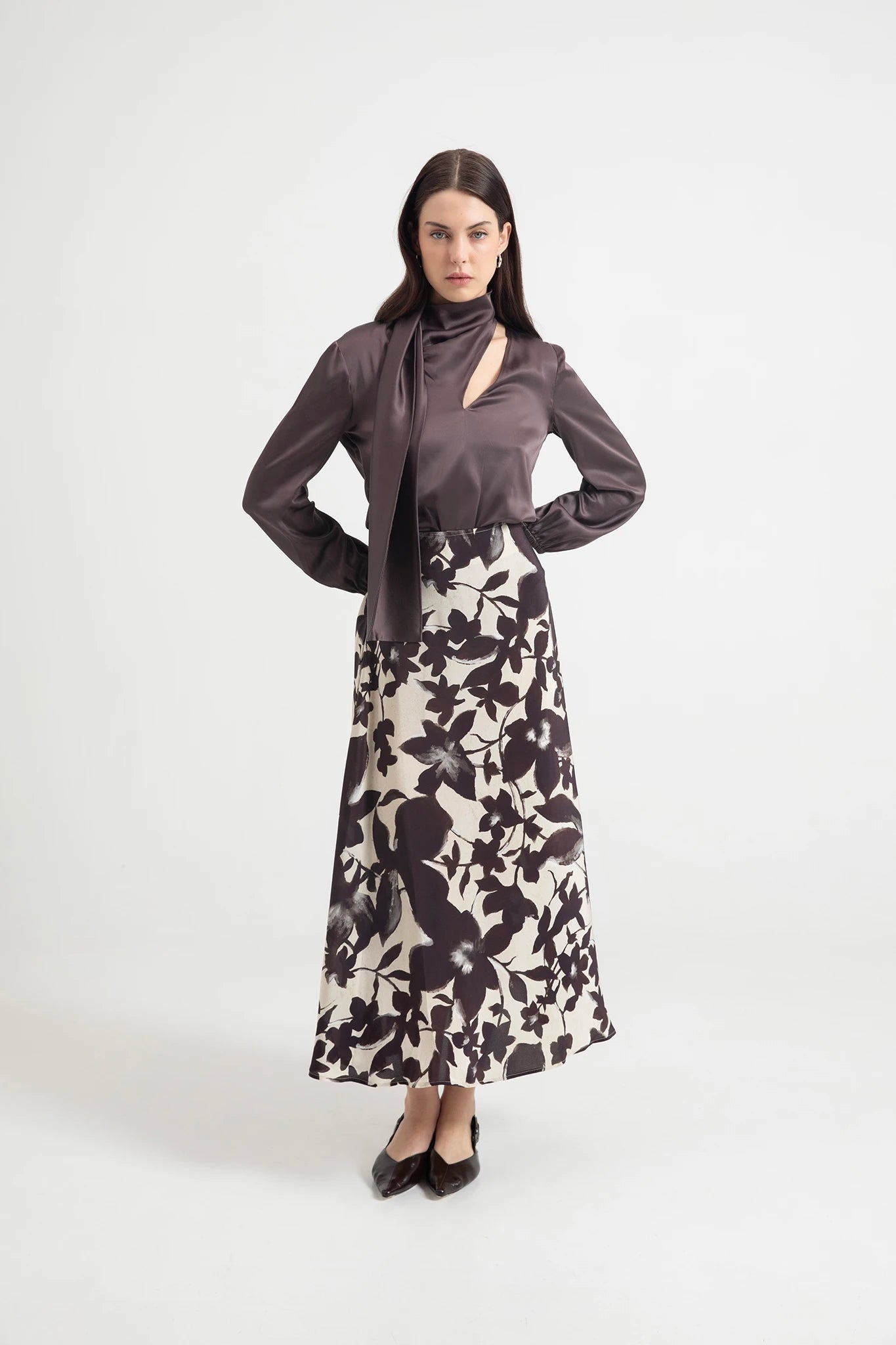 Blusa con dettaglio scollo - Eufonia