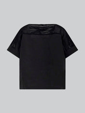 Blusa con inserti in maglia - Eufonia
