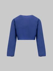 Blusa crop incrociata - Eufonia
