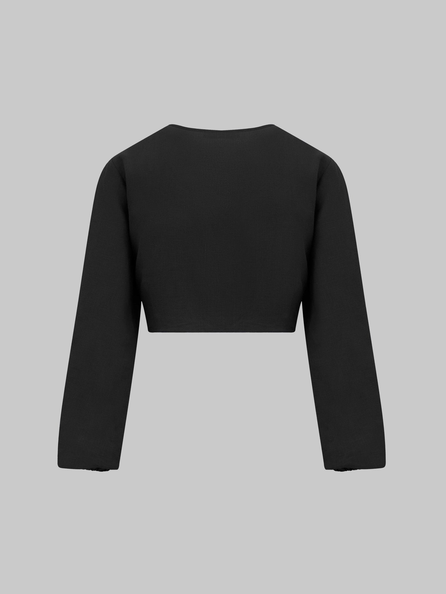 Blusa crop incrociata - Eufonia