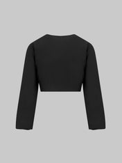 Blusa crop incrociata - Eufonia