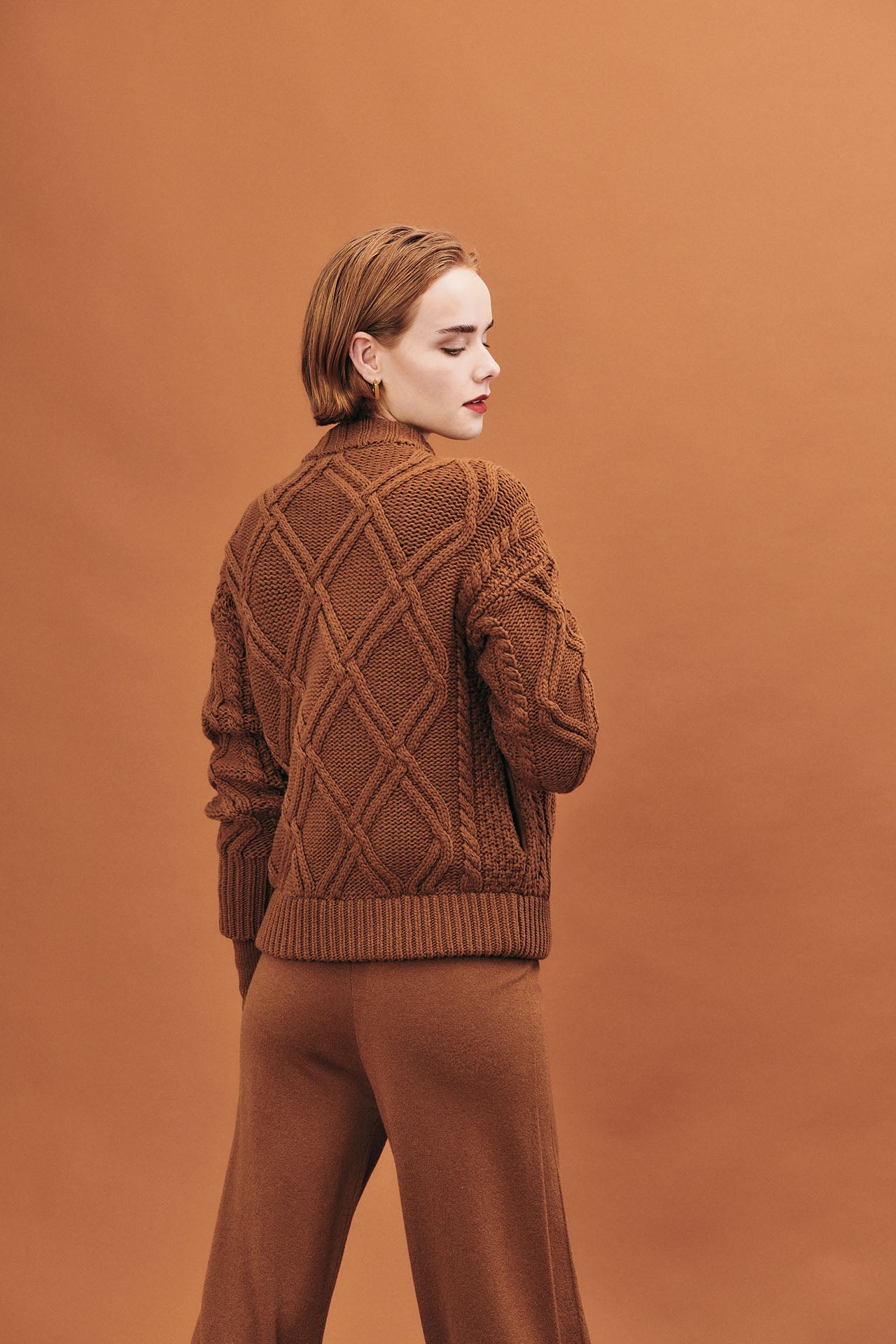 Bomber con trecce Aran - Eufonia