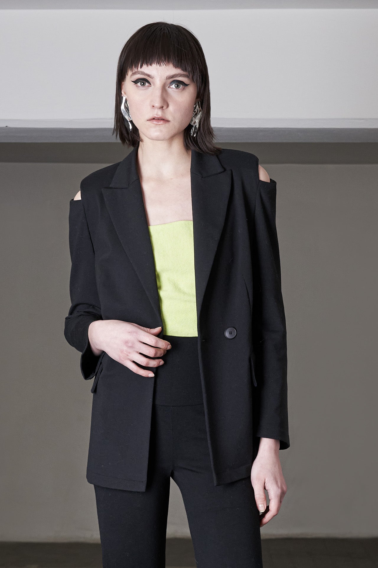 Giacca doppio petto cut-out - Eufonia