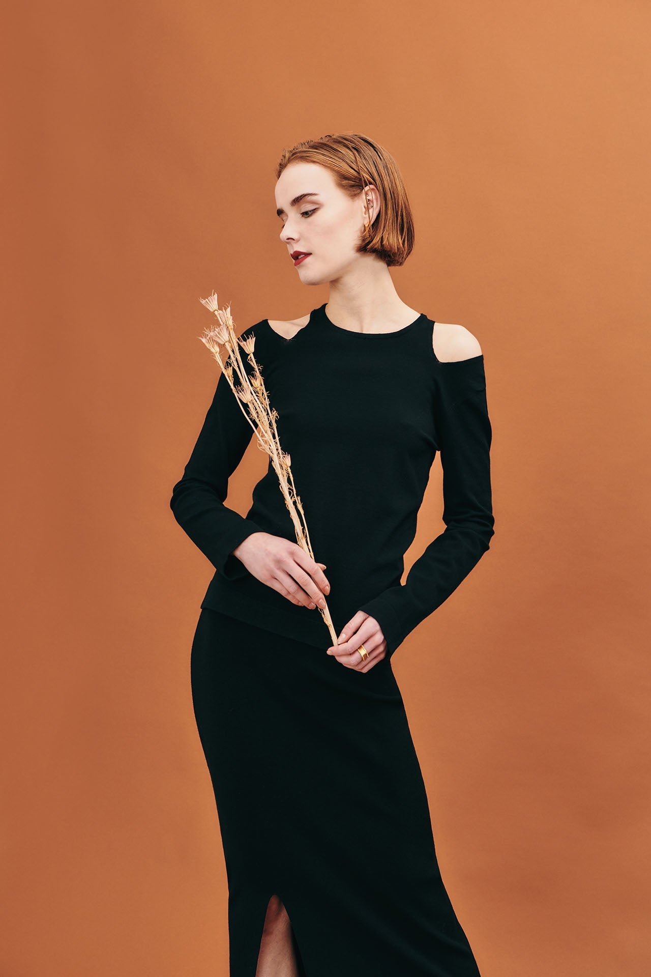 Maglia in viscosa cut-out - Eufonia
