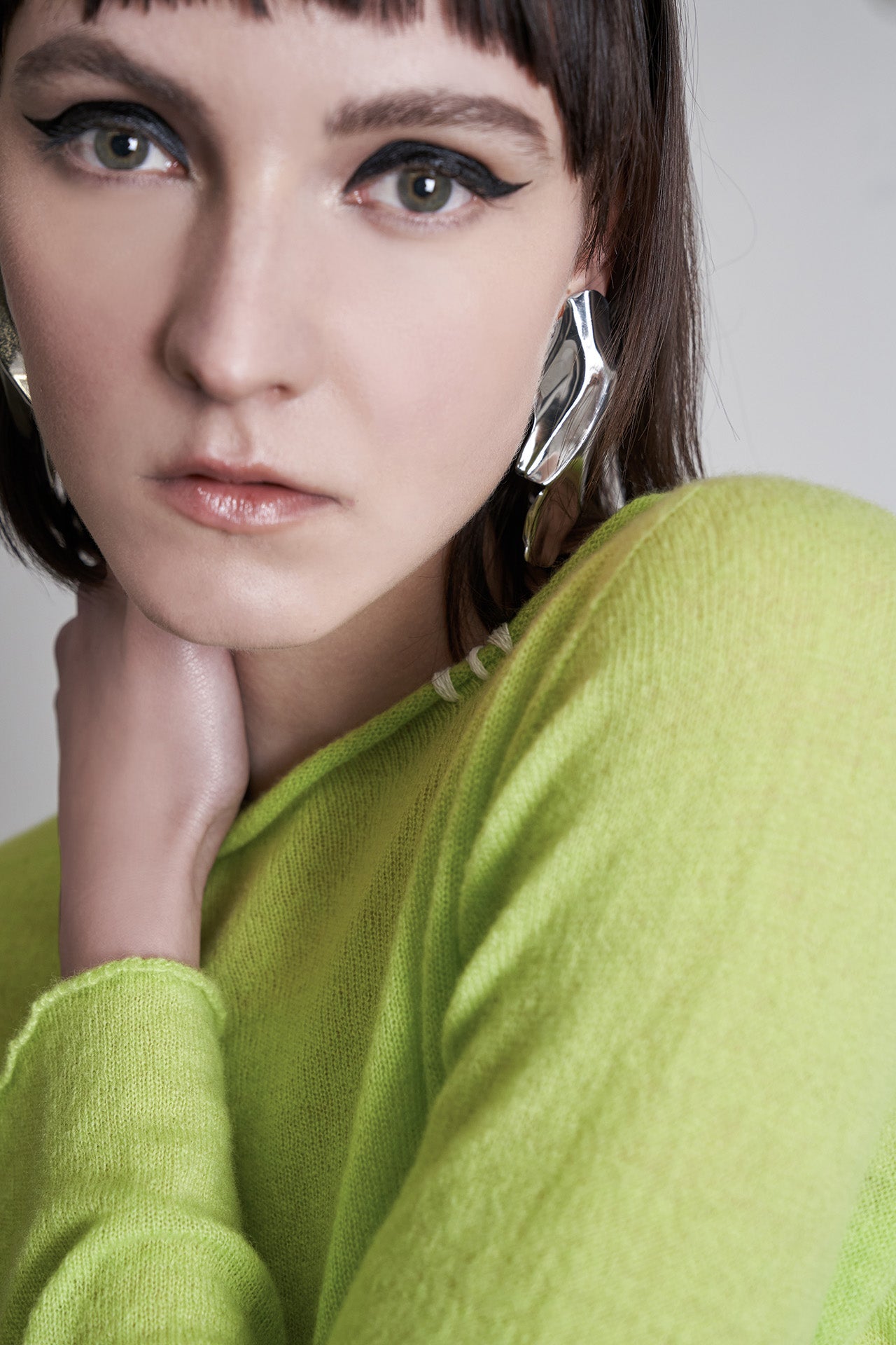 Maglia paricollo misto cashmere - Eufonia