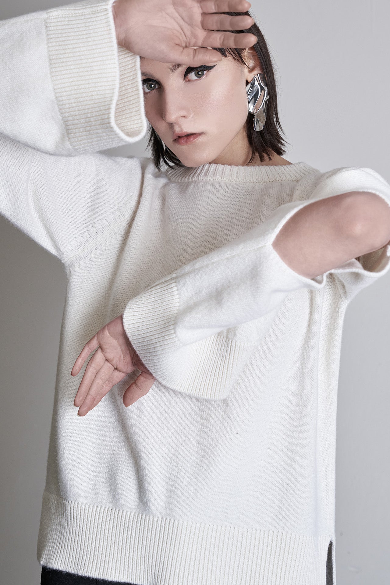 Maglione maniche cut-out - Eufonia