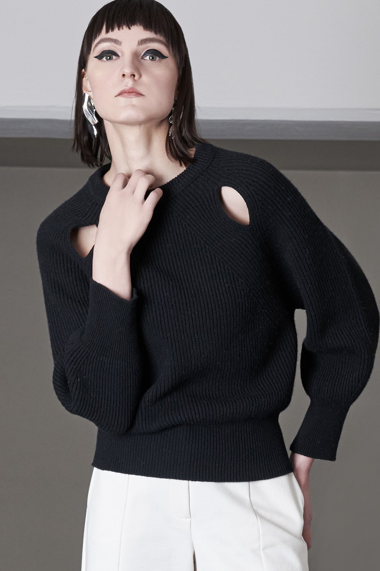 Maglione raglan cut-out - Eufonia