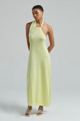 Abito con foulard in seta