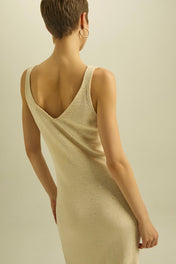 Abito in maglia con paillettes - Eufonia