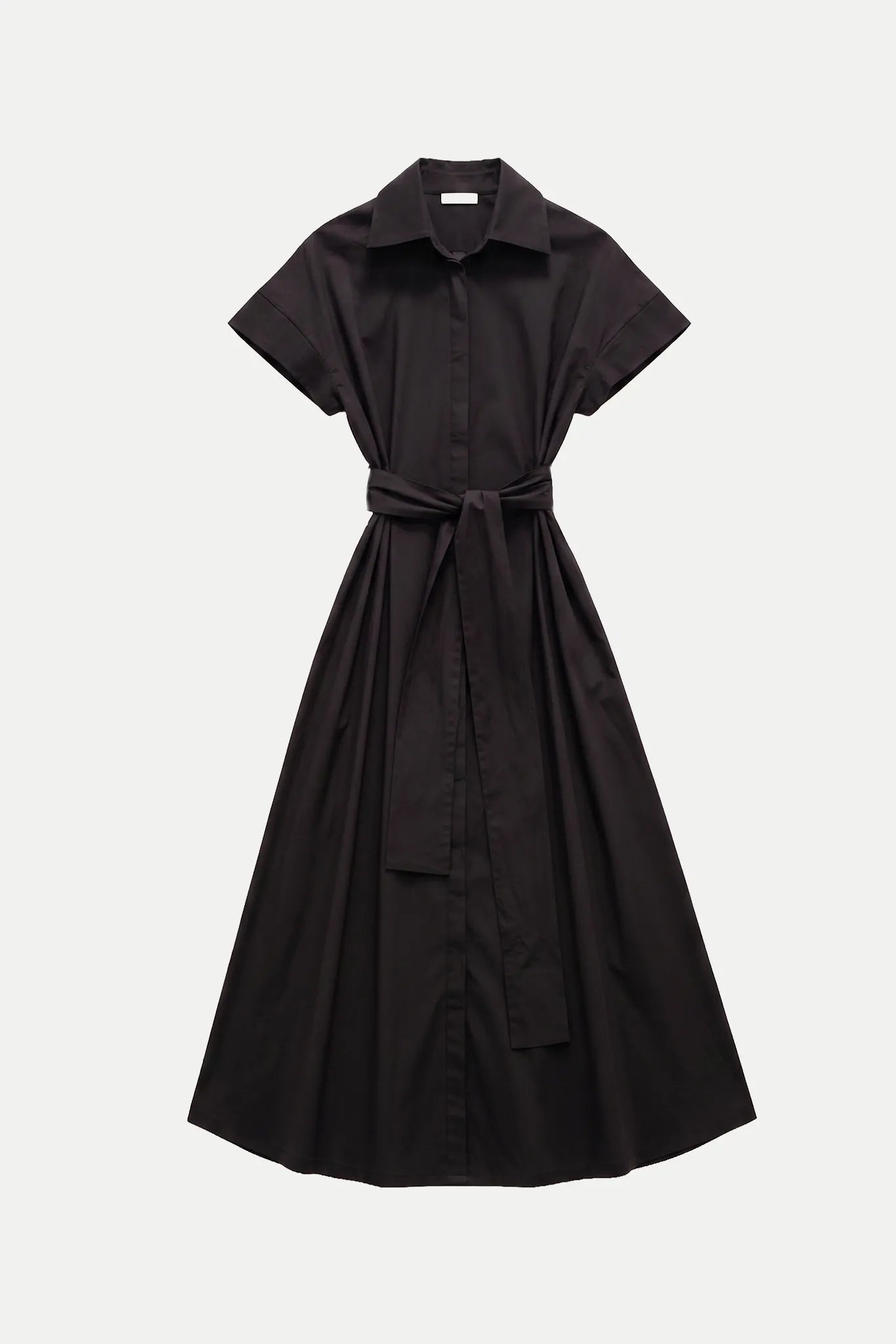 Abito lungo chemisier stile kimono con cintura - Eufonia