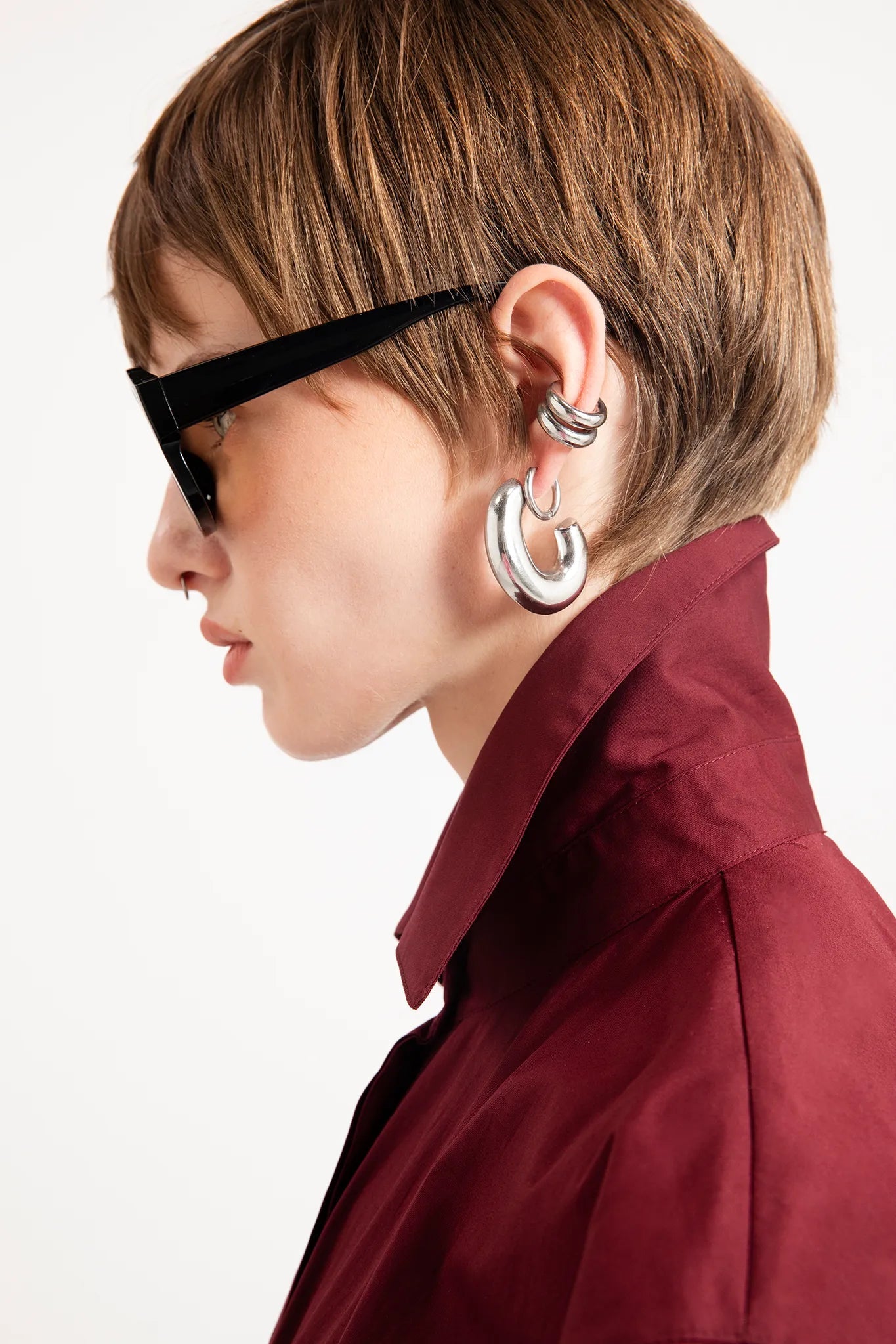 Abito lungo chemisier stile kimono con cintura - Eufonia