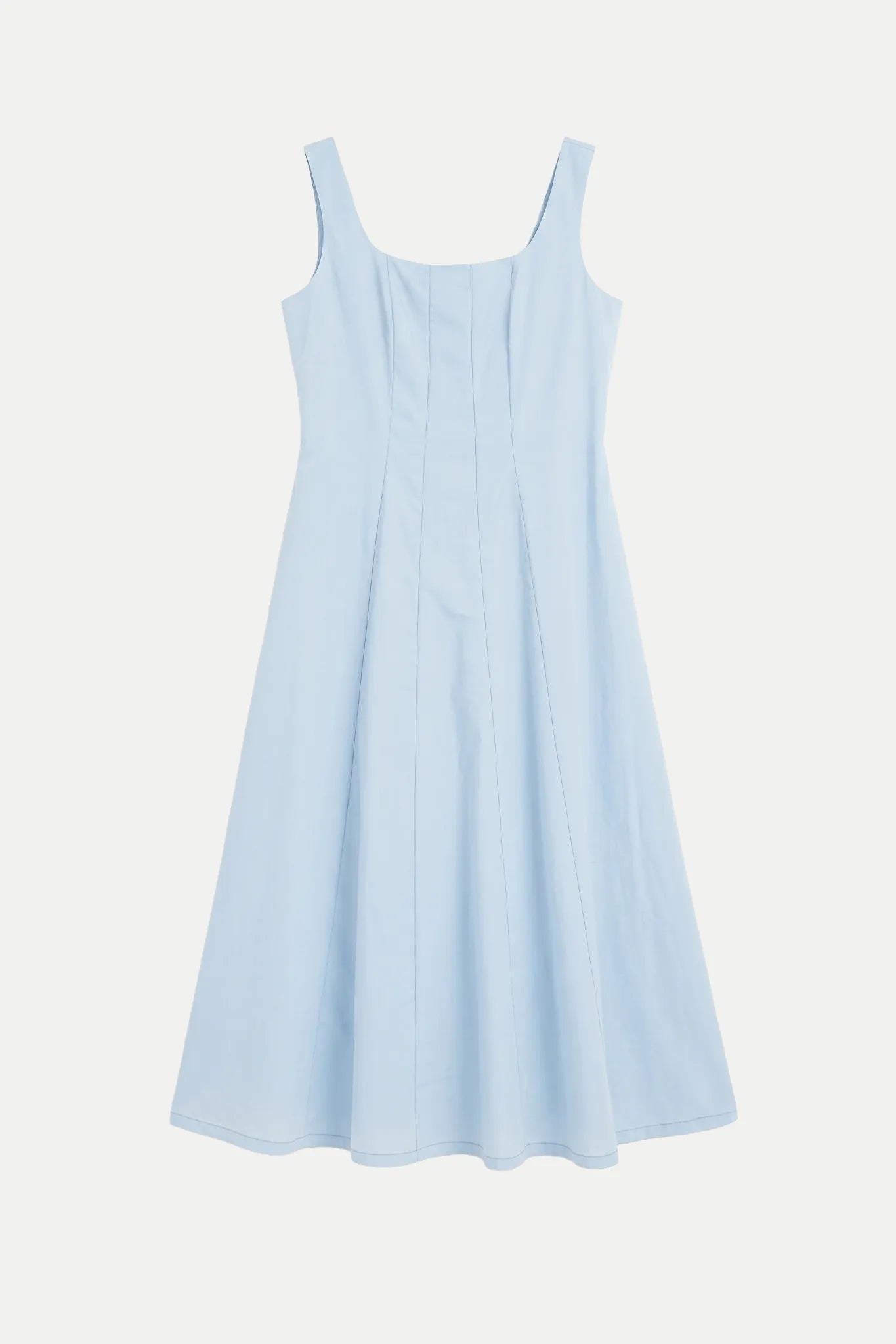 Abito midi con scollo quadrato - Eufonia