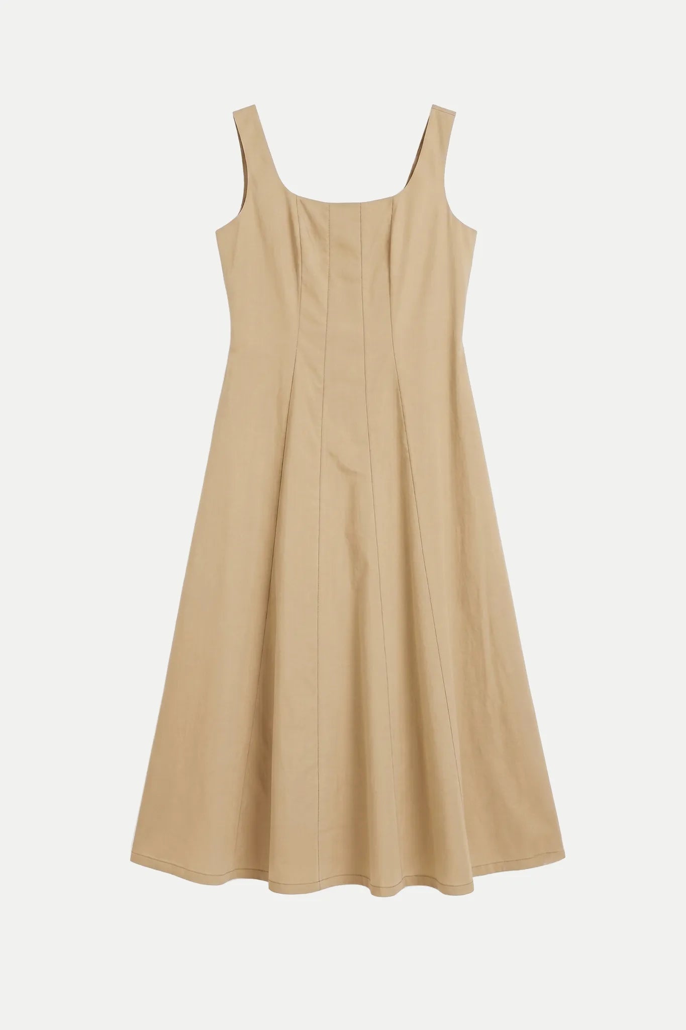 Abito midi con scollo quadrato - Eufonia