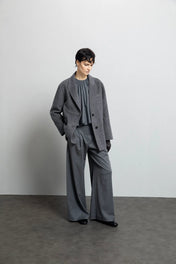 Blazer oversize in misto lana - Eufonia