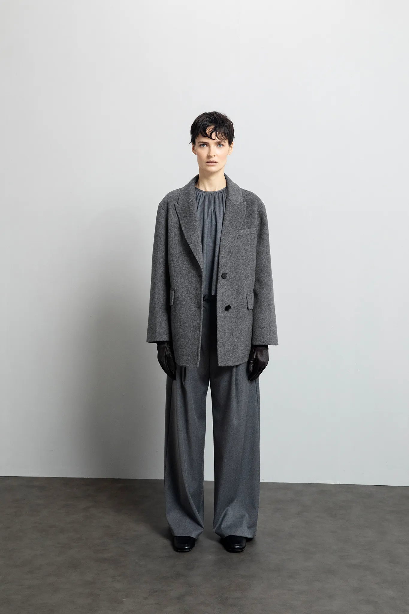 Blazer oversize in misto lana - Eufonia