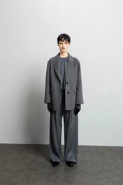 Blazer oversize in misto lana - Eufonia