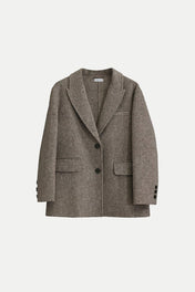 Blazer oversize in misto lana - Eufonia