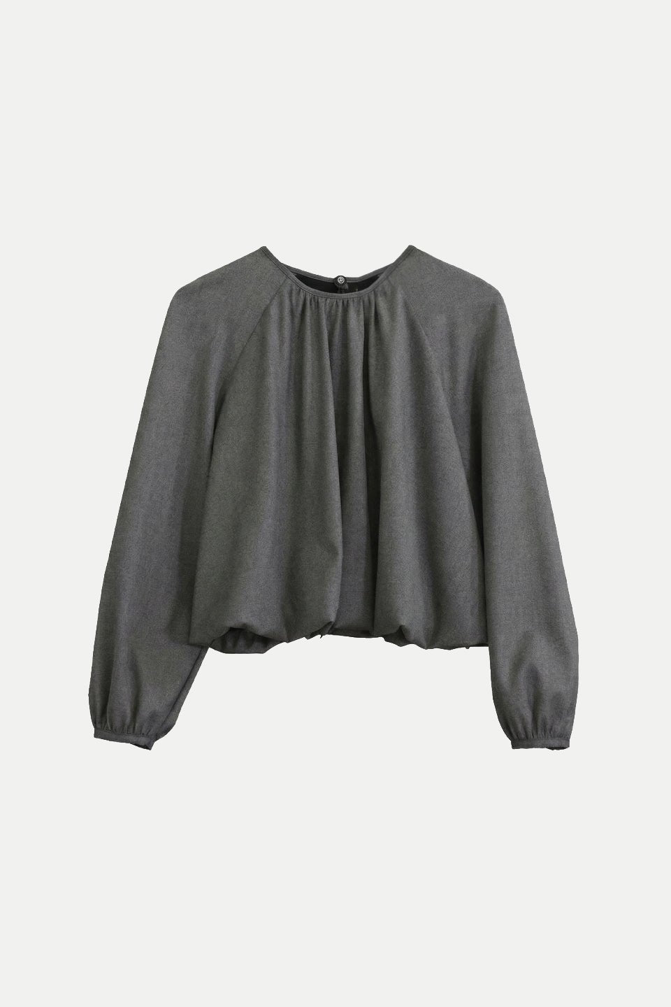 Blusa con arriccio sullo scollo - Eufonia