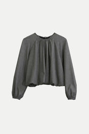 Blusa con arriccio sullo scollo - Eufonia