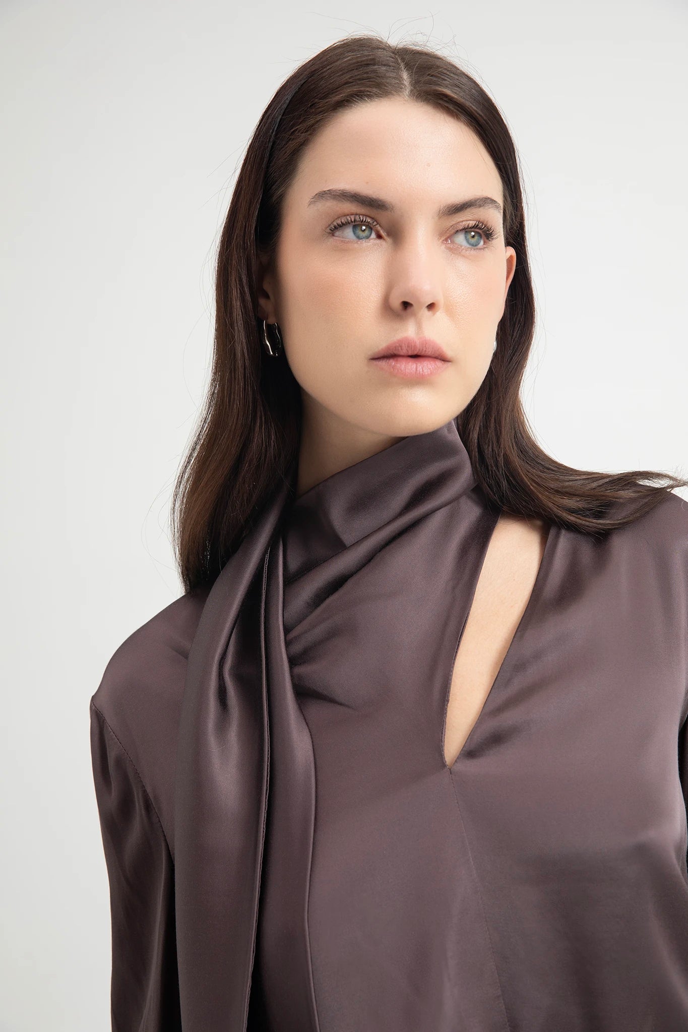 Blusa con dettaglio scollo - Eufonia