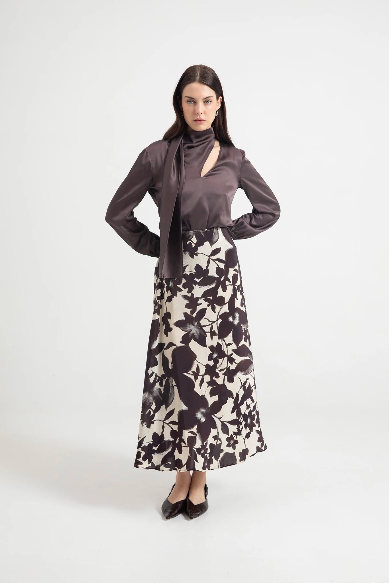 Blusa con dettaglio scollo - Eufonia