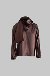 Blusa con dettaglio scollo incrociato - Eufonia