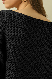 Blusa in lino con schiena in maglia - Eufonia