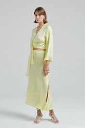 Blusa incrociata in seta - Eufonia