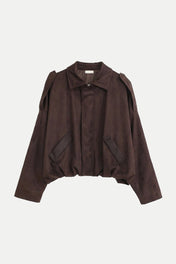 Bomber oversize in ecodainetto - Eufonia