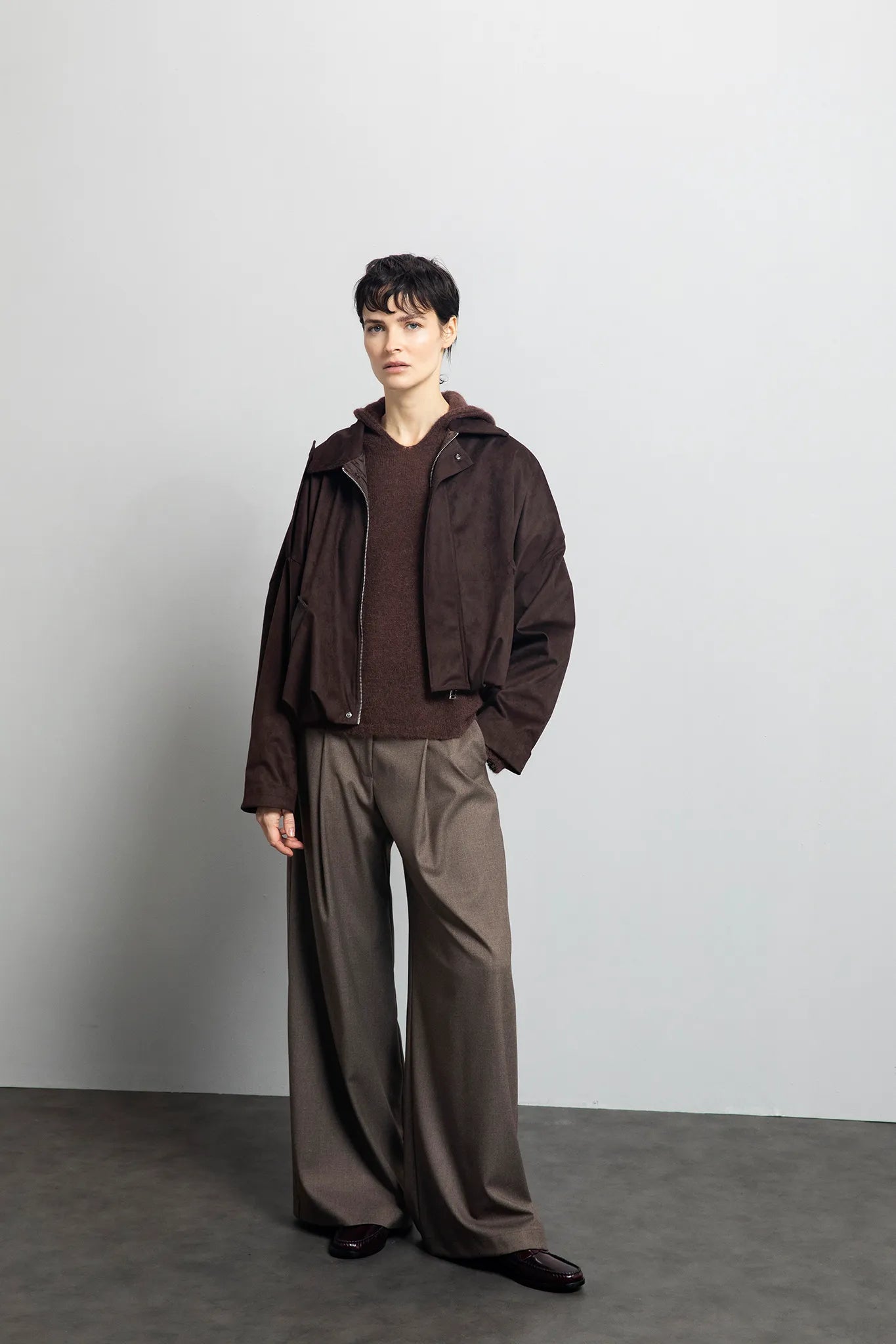 Bomber oversize in ecodainetto - Eufonia