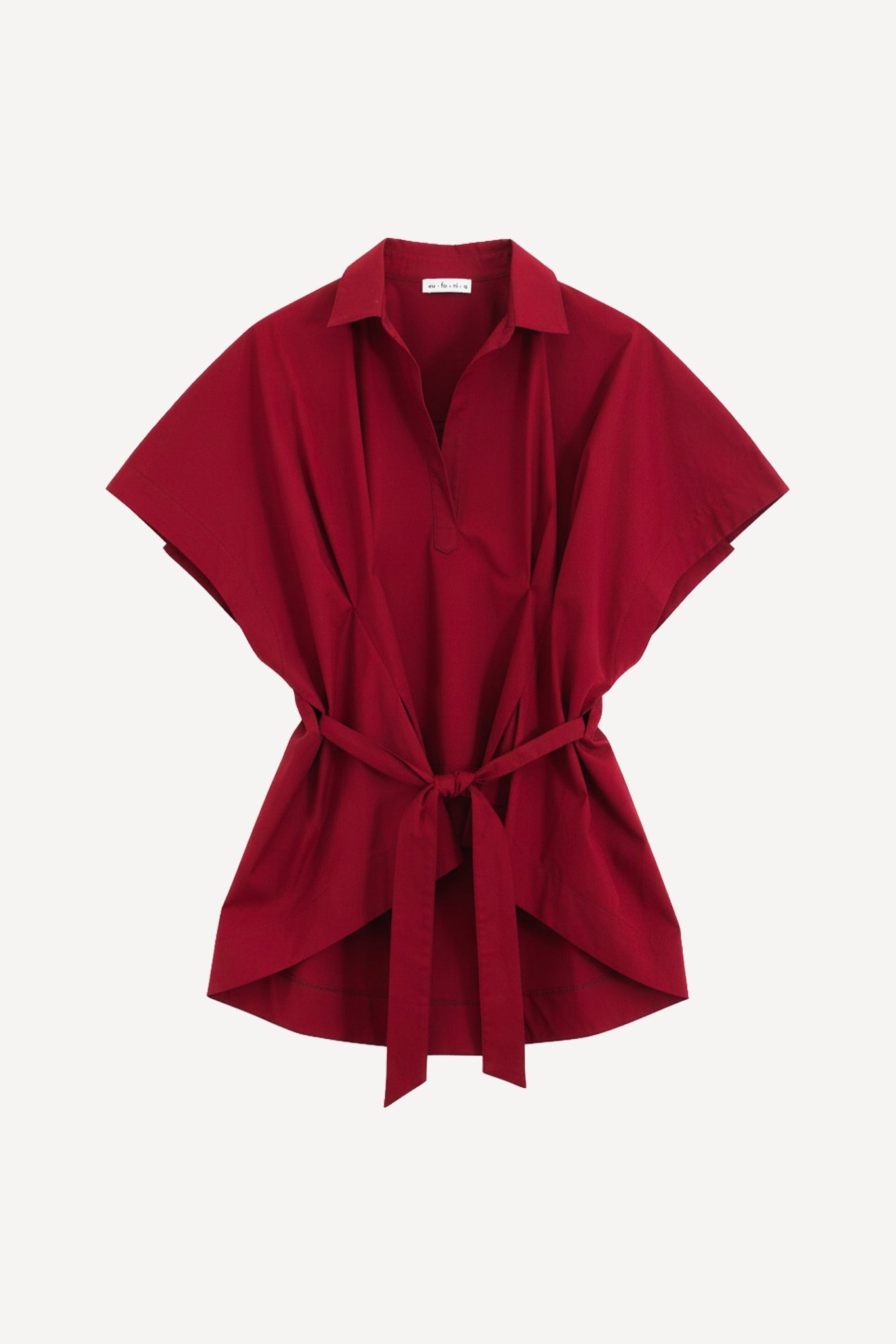 Camicia stile kimono con cintura - Eufonia