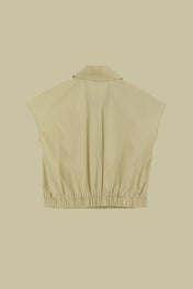 Gilet con tascone e coulisse - Eufonia