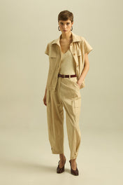 Gilet con tascone e coulisse - Eufonia
