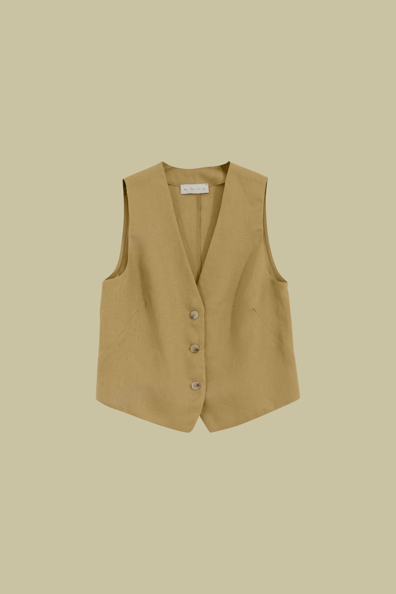 Gilet in lino - Eufonia