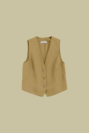 Gilet in lino - Eufonia