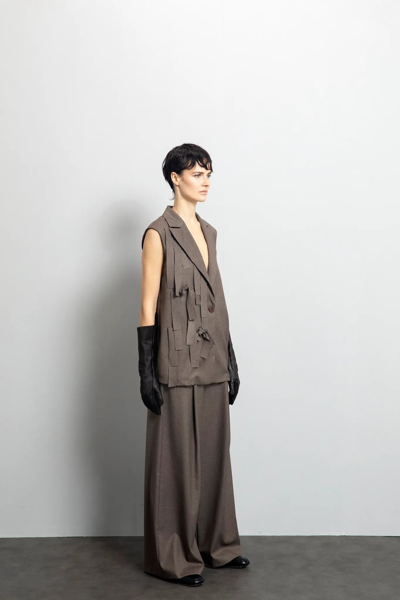 Gilet sartoriale con frange - Eufonia