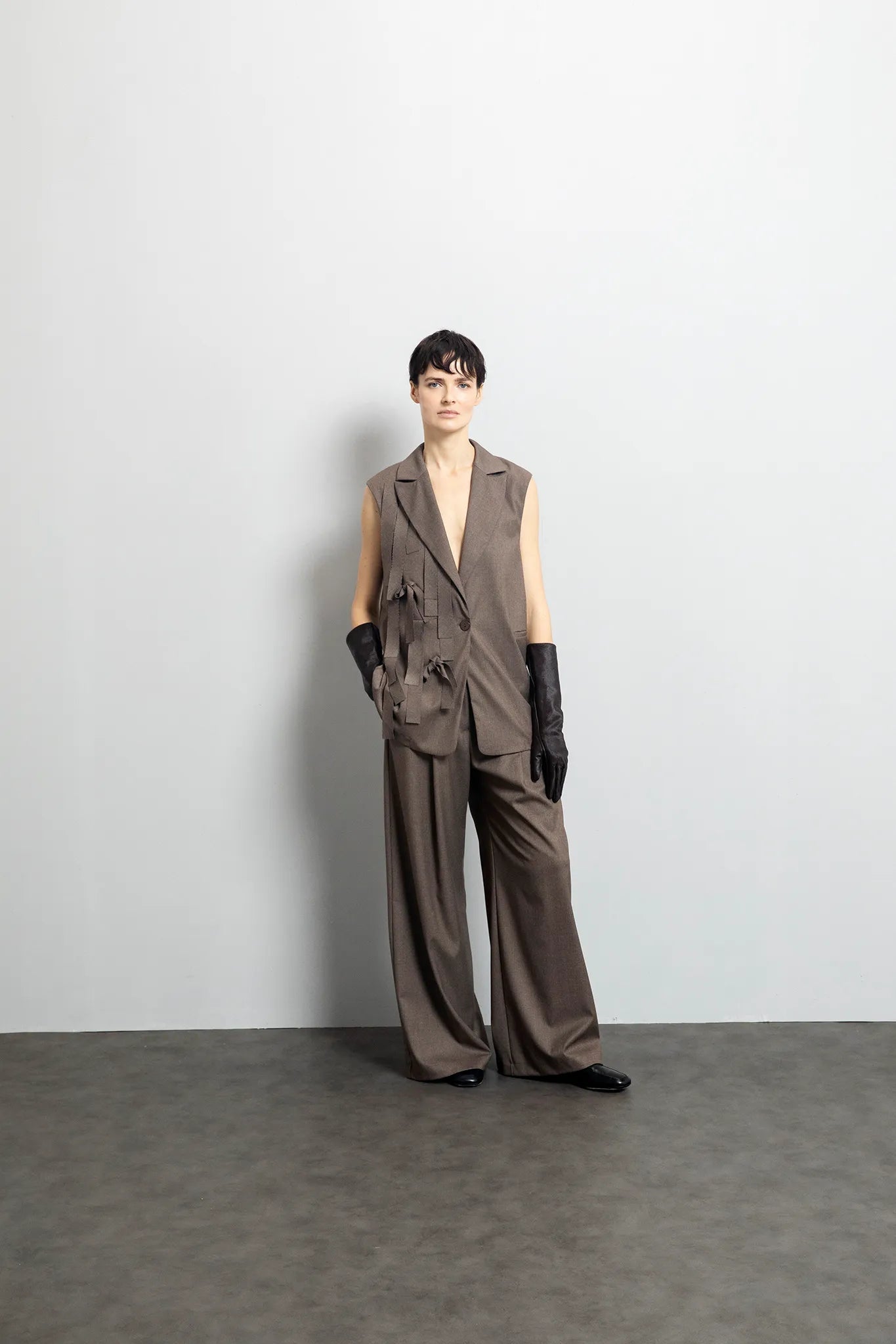 Gilet sartoriale con frange - Eufonia