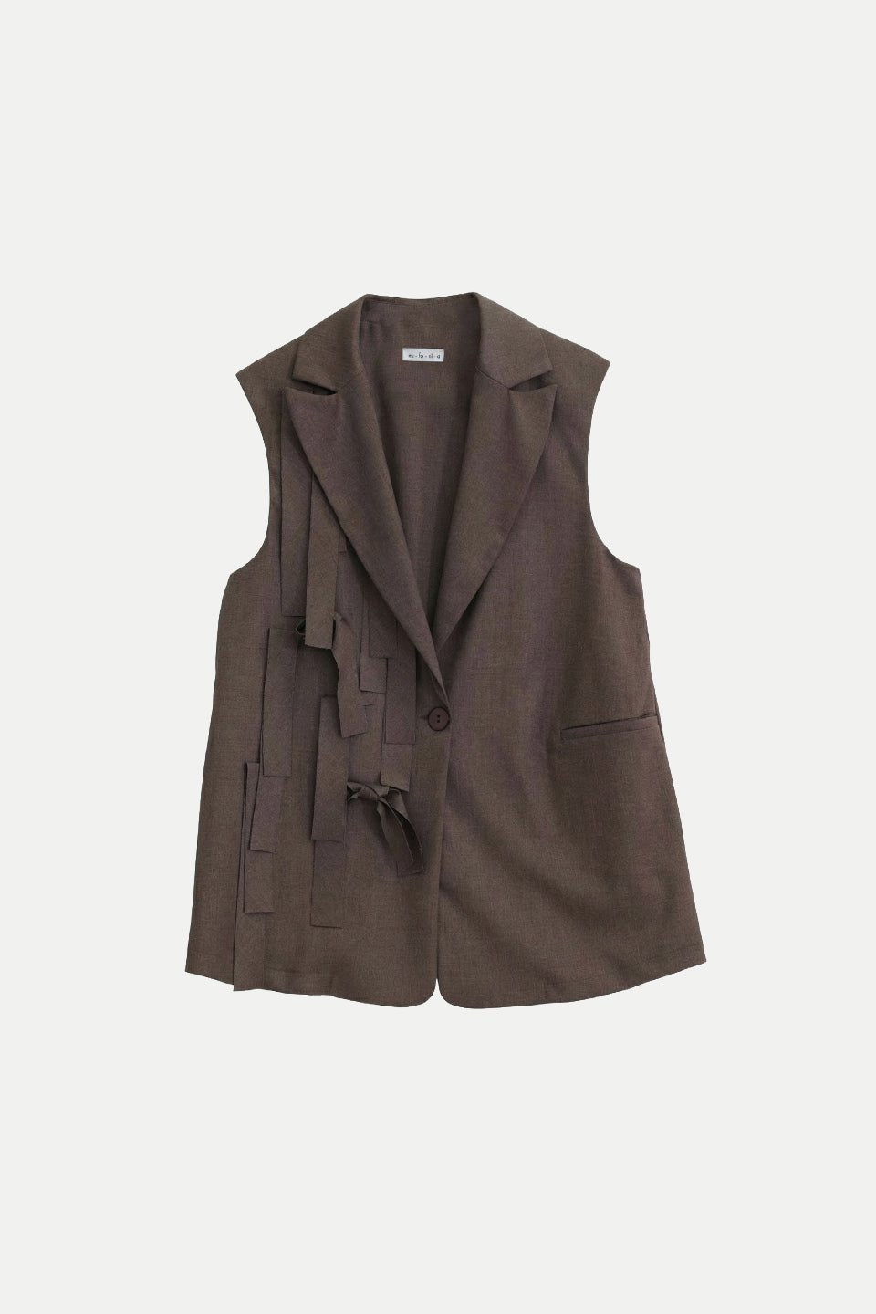 Gilet sartoriale con frange - Eufonia