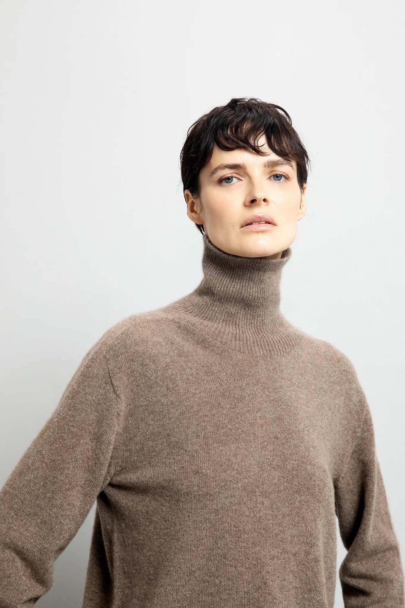 Maglia dolcevita in puro cashmere - Eufonia