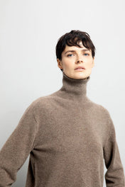 Maglia dolcevita in puro cashmere - Eufonia