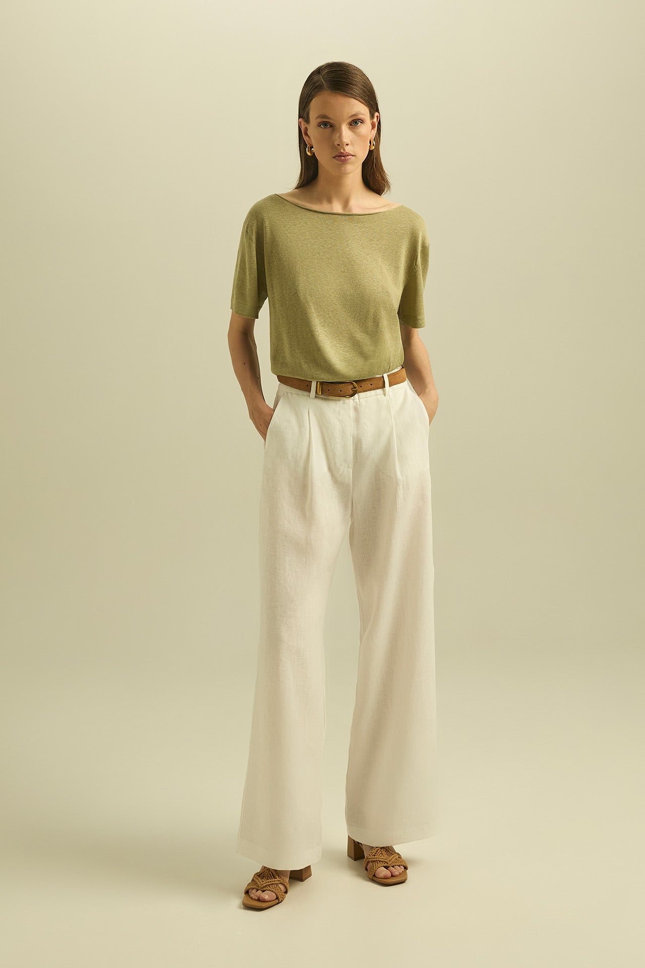 Pantalone in lino - Eufonia