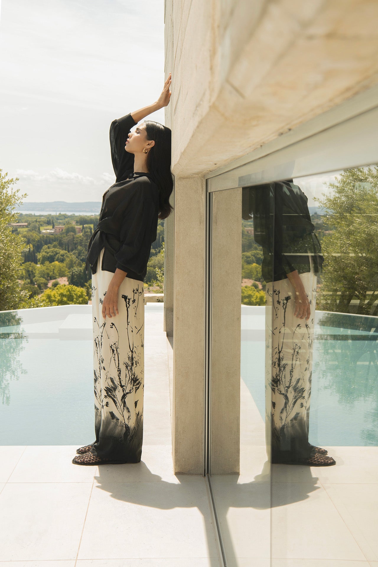 Pantalone palazzo botanica - Eufonia