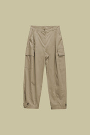 Pantaloni cargo in popeline - Eufonia