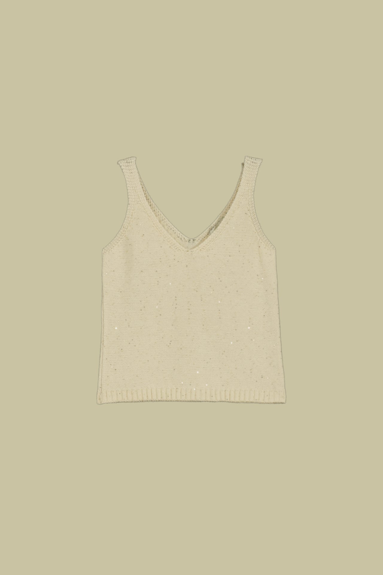 Top in maglia con paillettes - Eufonia