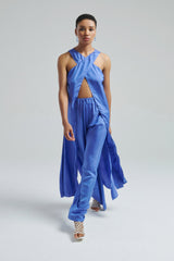 Top incrociato lungo