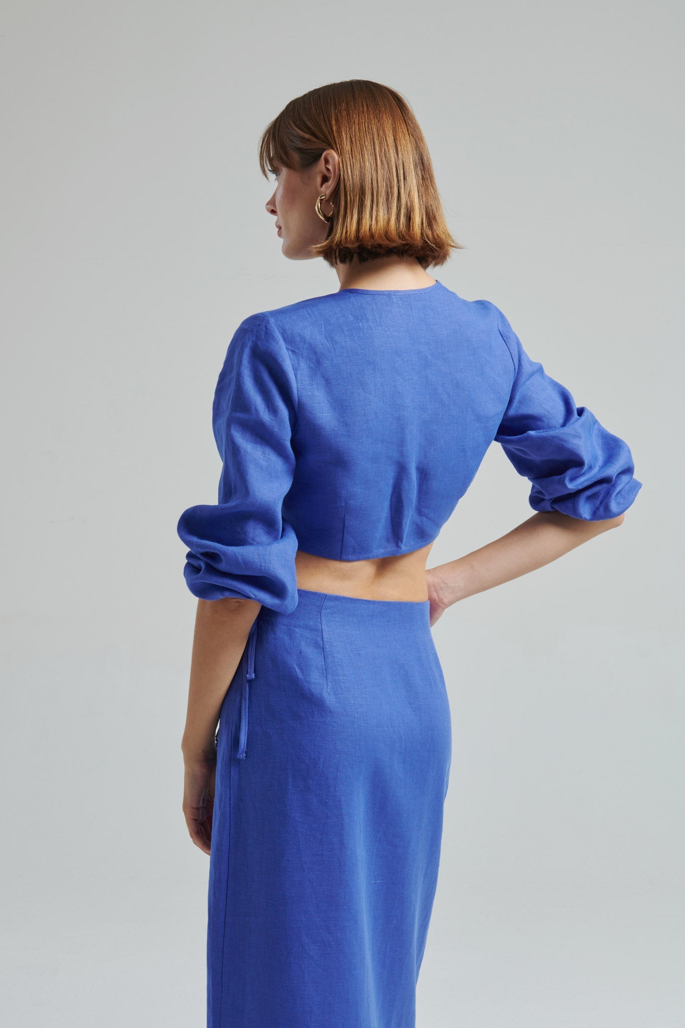 Blusa crop incrociata - Eufonia