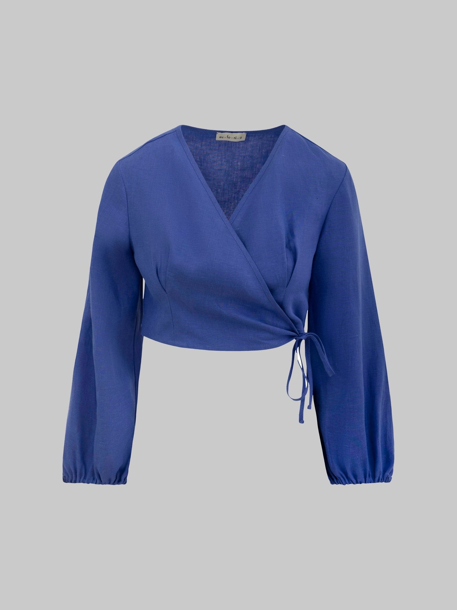 Blusa crop incrociata - Eufonia