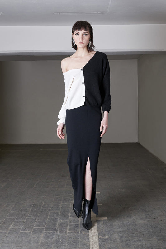 Cardigan bicolor - Eufonia