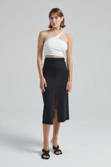 Gonna con spacco centrale