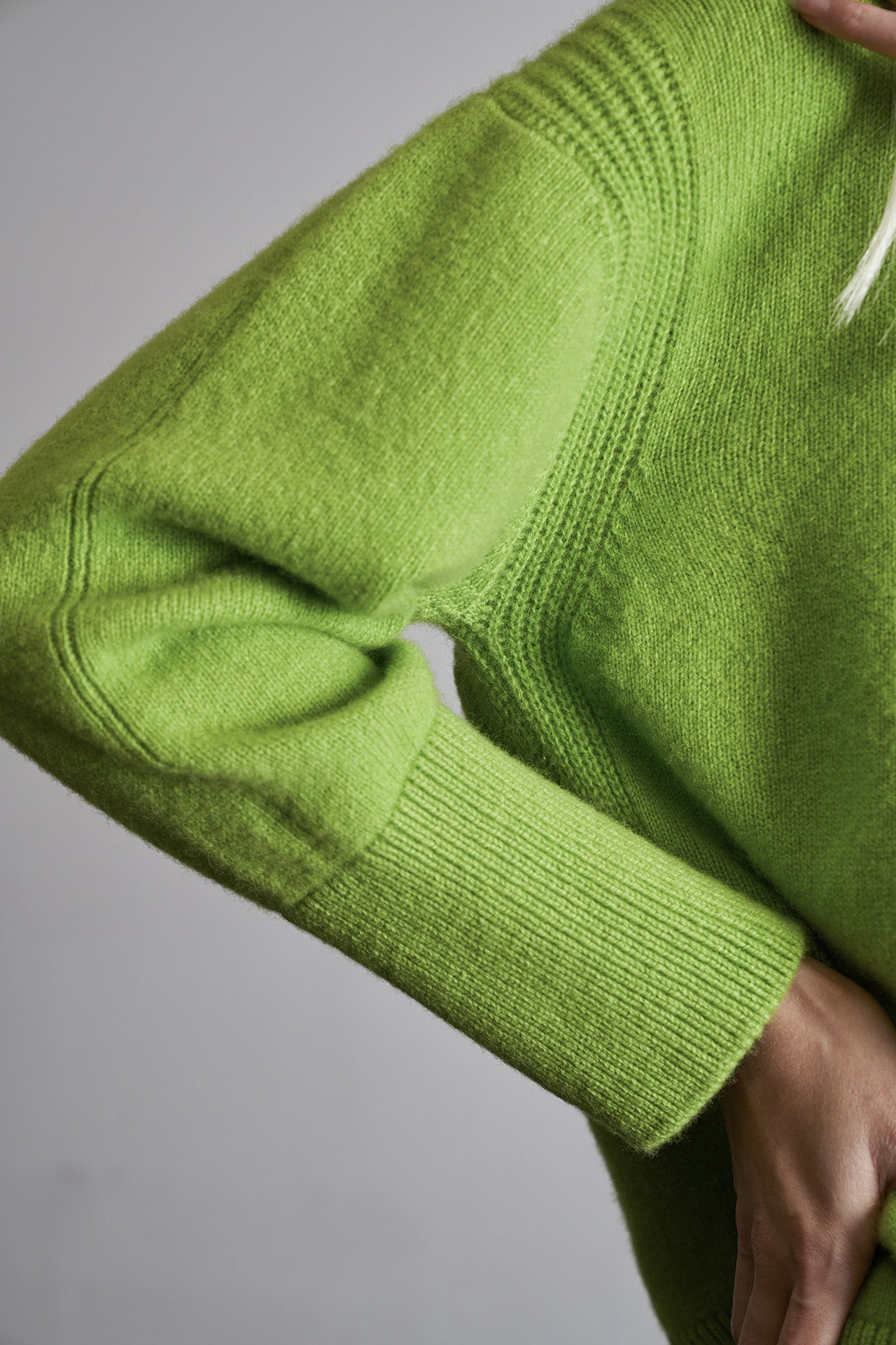 Lupetto con dettagli maglia - Eufonia